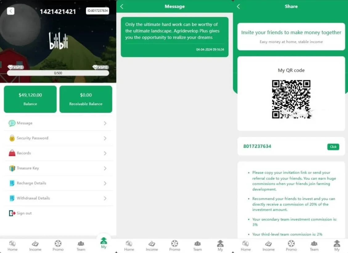 英文海外鸡鸭养殖挖矿奶牛基金矿机投资理财源码
