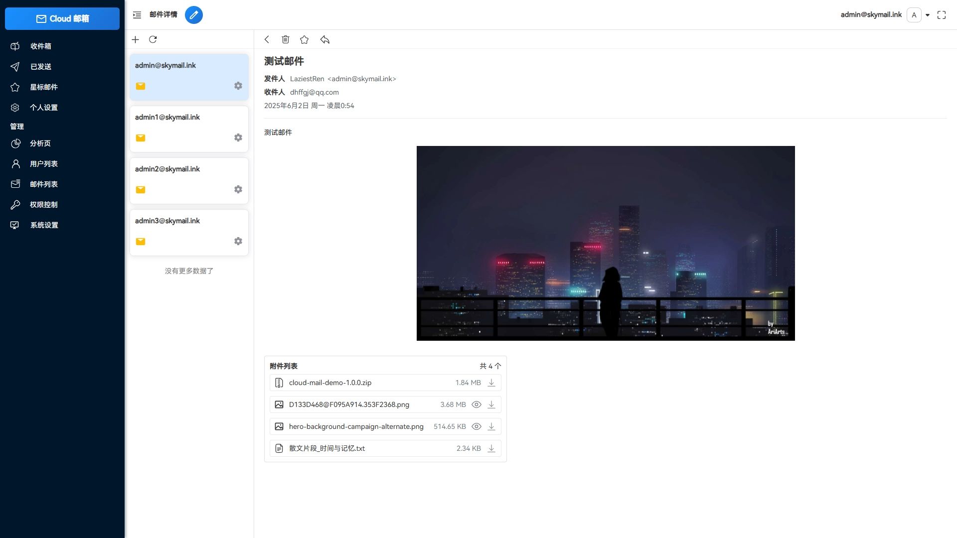 Email邮箱服务系统源码 支持邮件TG转发