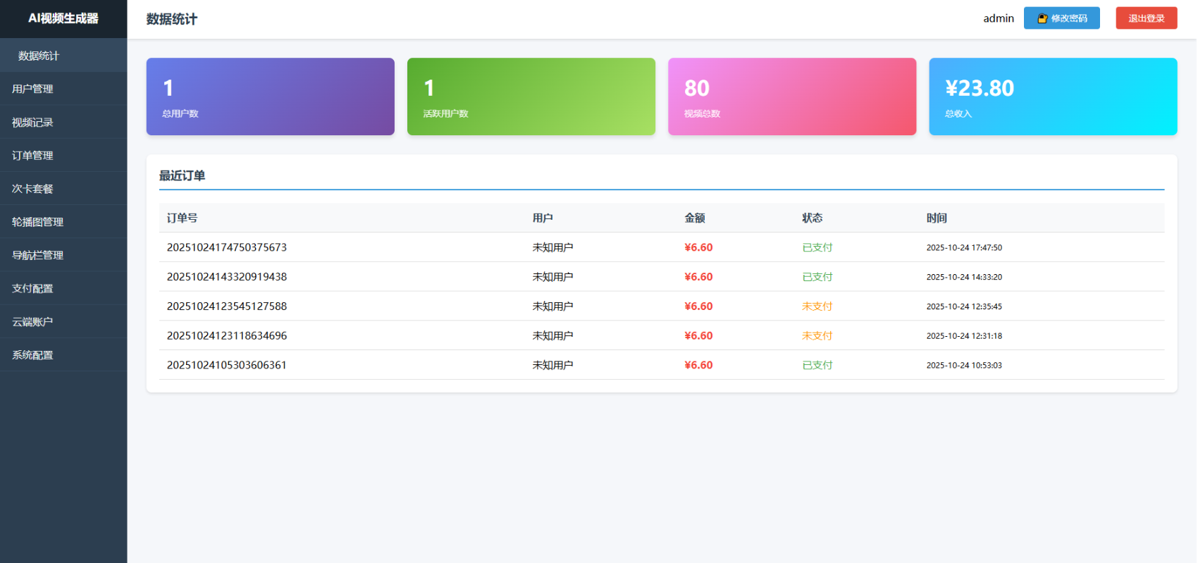 Sora2小程序源码带前端和后端带教程