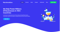 数字化创意营销机构网页模板 Bootstrap4