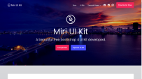 UI组件工具包网页模板 Bootstrap4