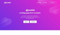 4个单页面产品业务网页模板 Bootstrap5