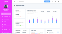 项目财务管理数据后台网页模板 Bootstrap4