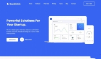 软件产品体验网站模板 Bootstrap5