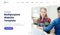 多用途业务展示网站模板 Bootstrap5